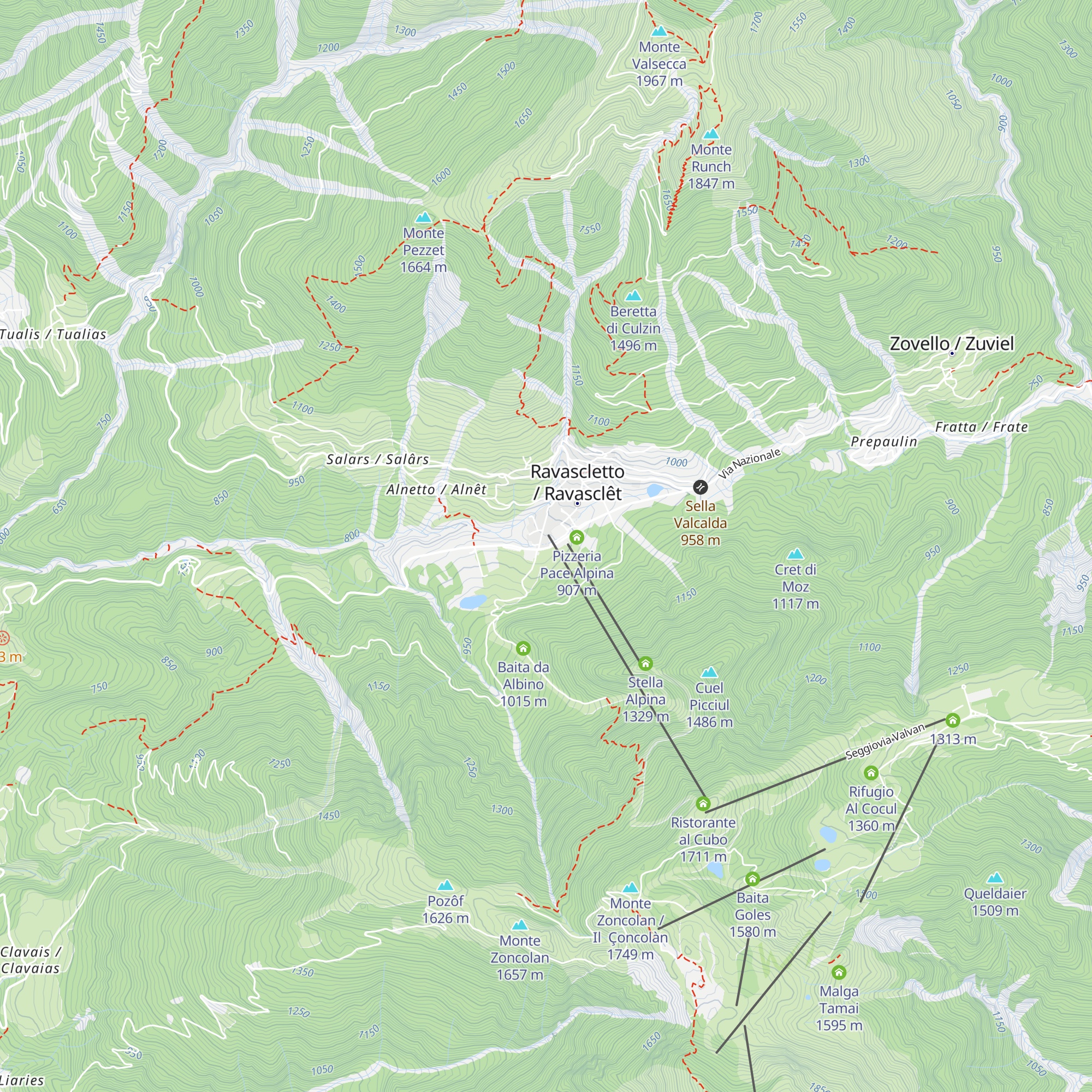 La Scaletta map