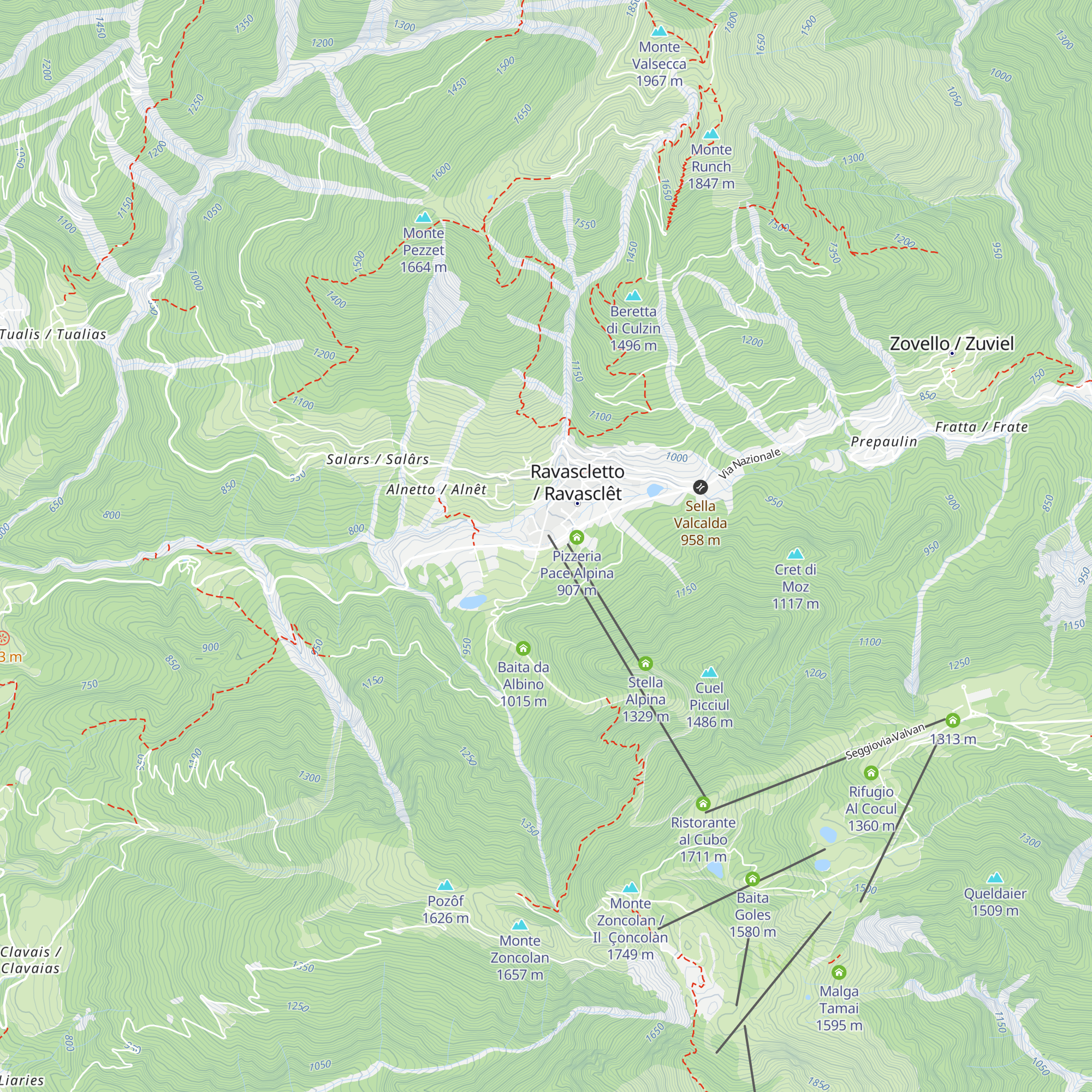 La Scaletta map