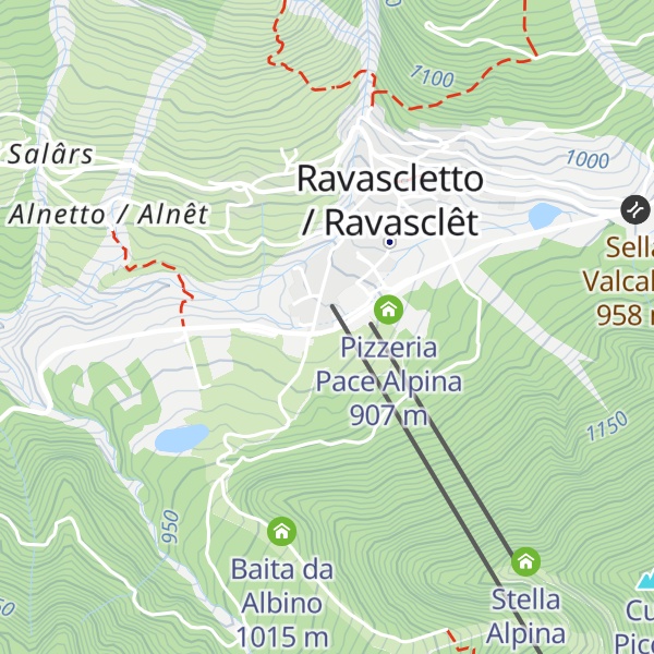 Map of La Scaletta
