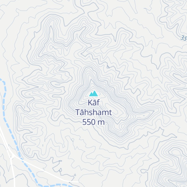 Map of Kāf Tāhshamt