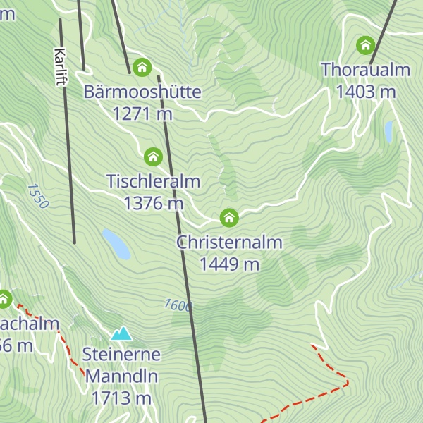 Map of Abergalm