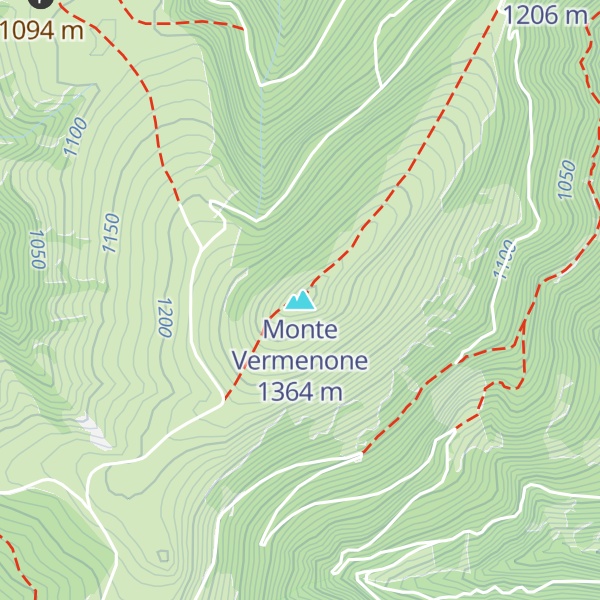 Map of Monte Vermenone