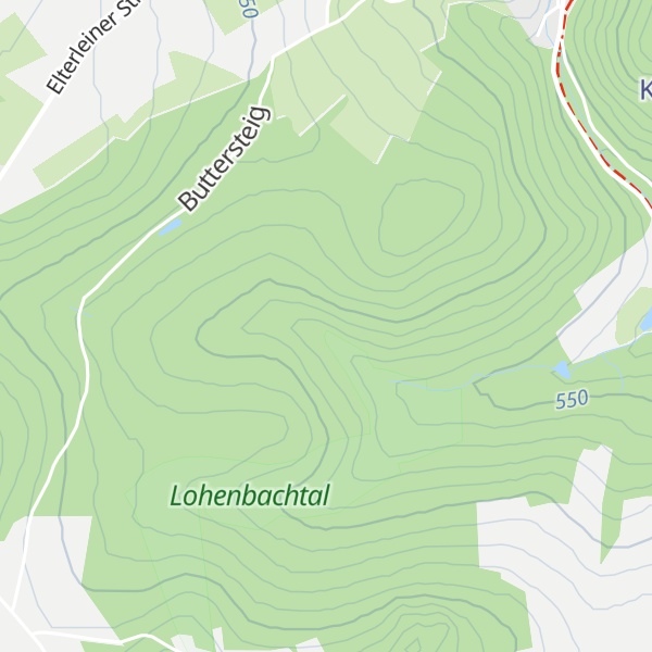 Map of Schutzhütte im Lohenbachtal