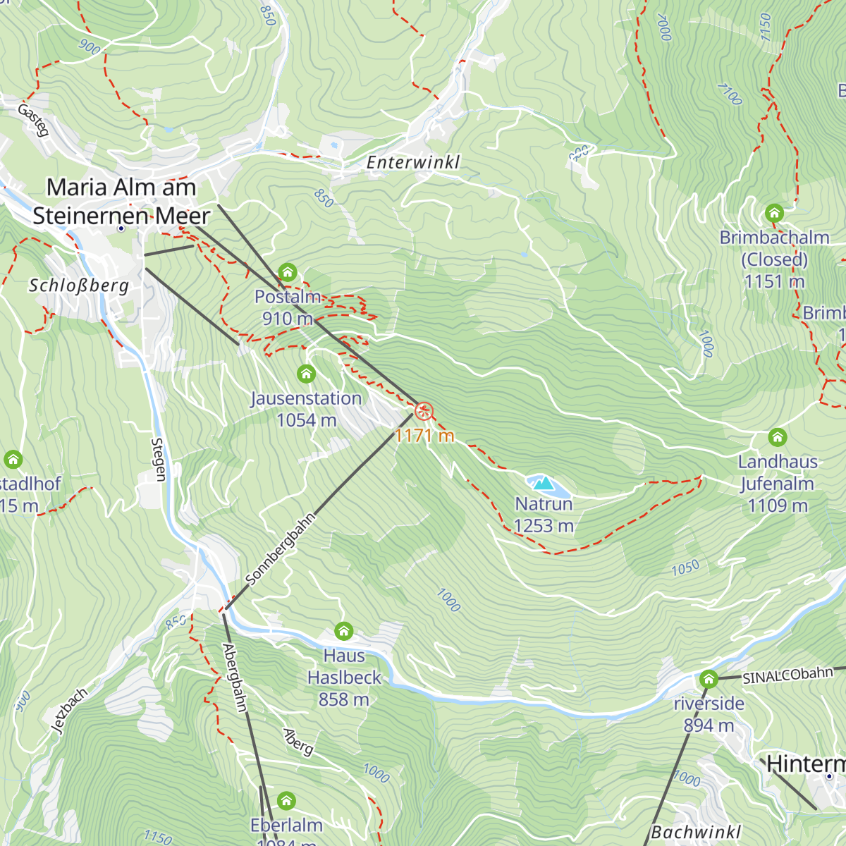 Tom Almhütte map