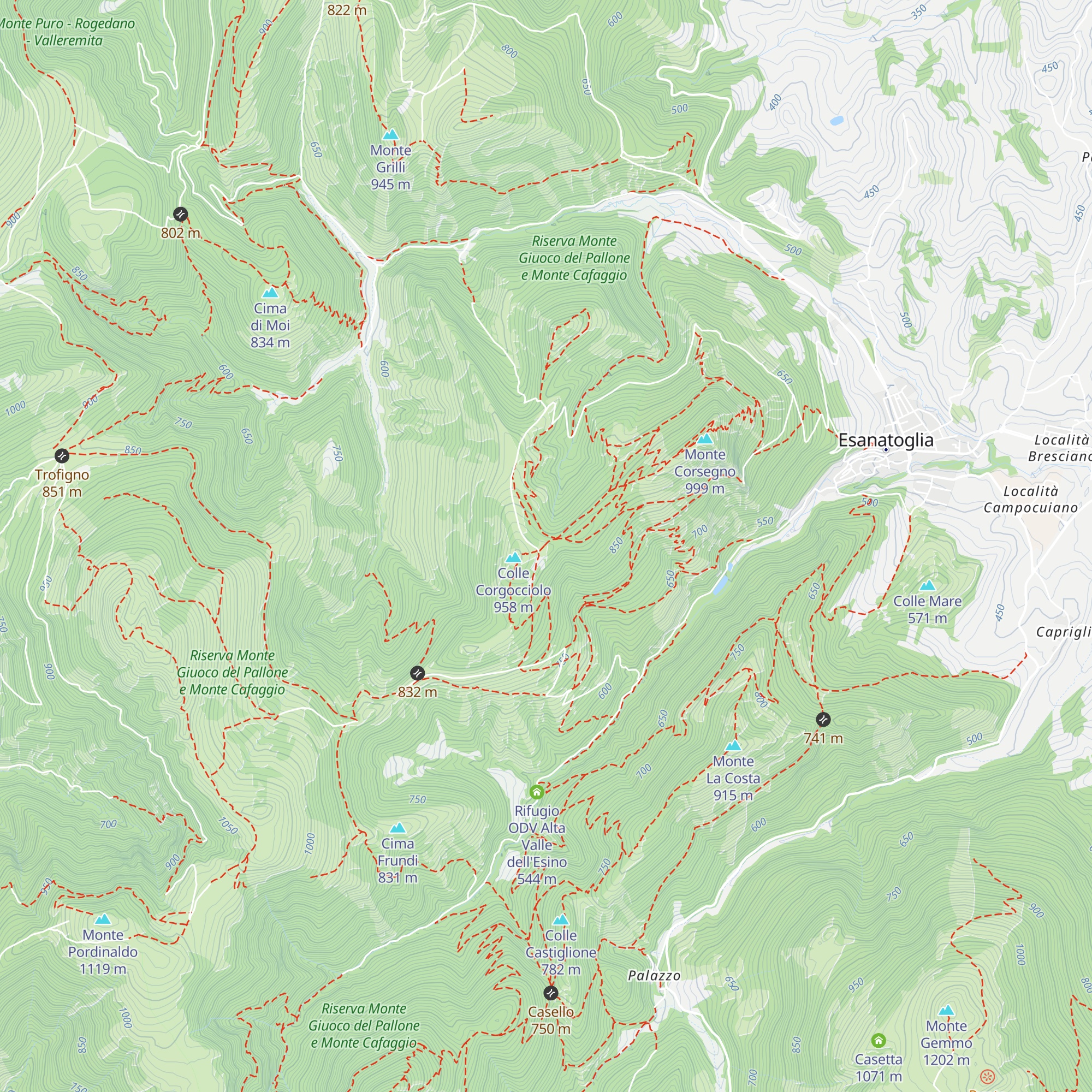 Rifugio Forestale map