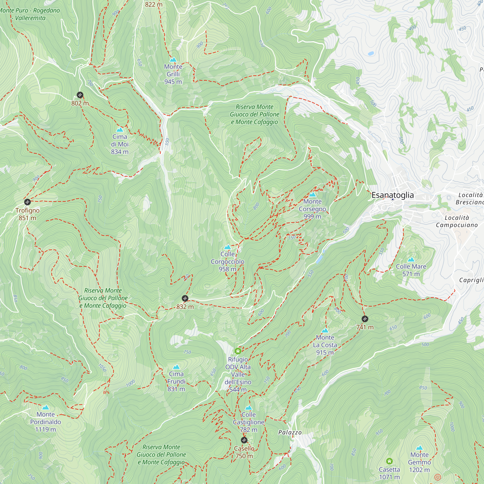 Rifugio Forestale map