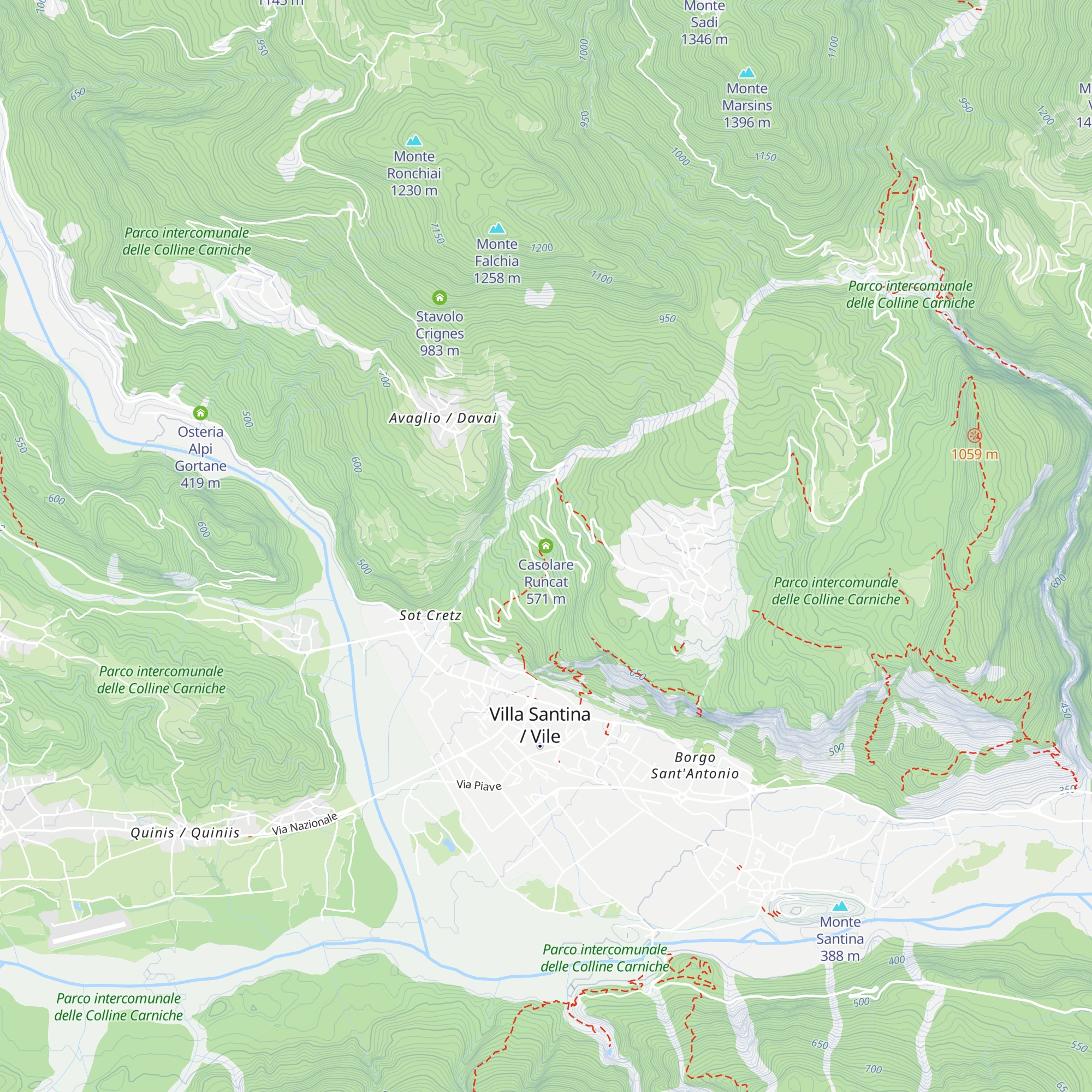 Casolare Runcat map
