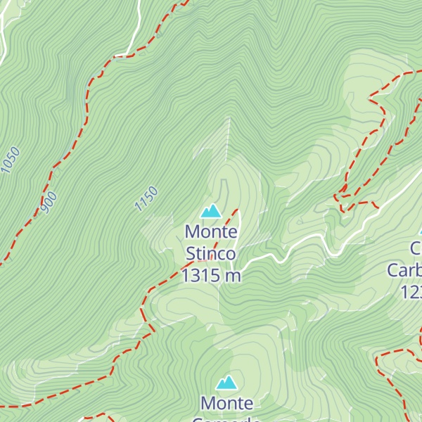 Map of Monte Stinco