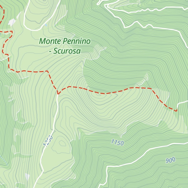 Map of Monte Linguaro
