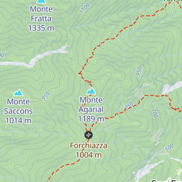 Map of Monte Agarial