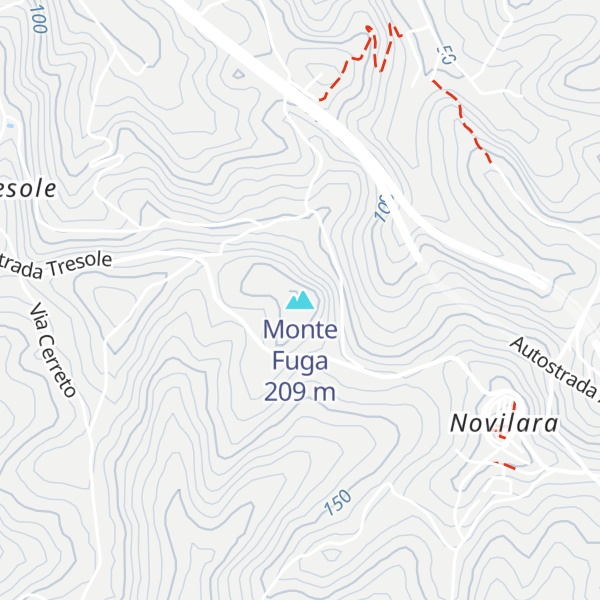 Map of Monte Fuga