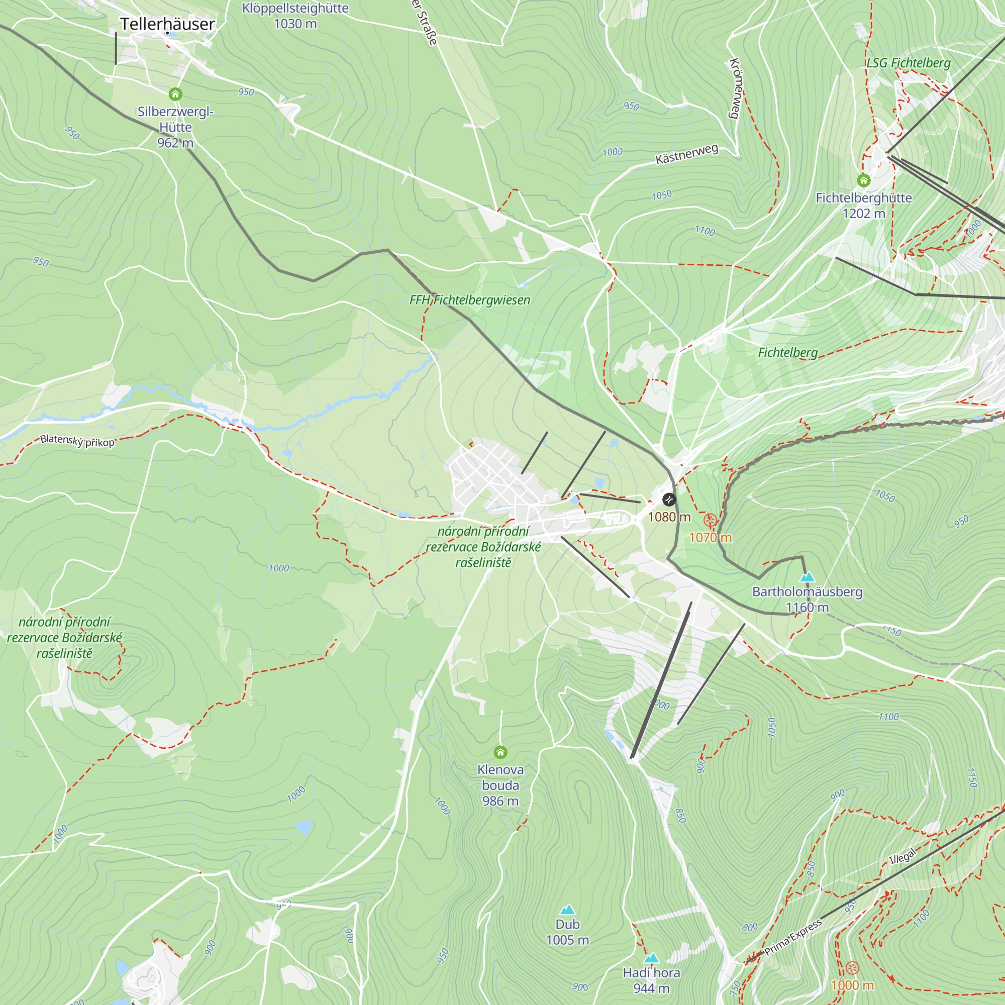 Chata Korba map