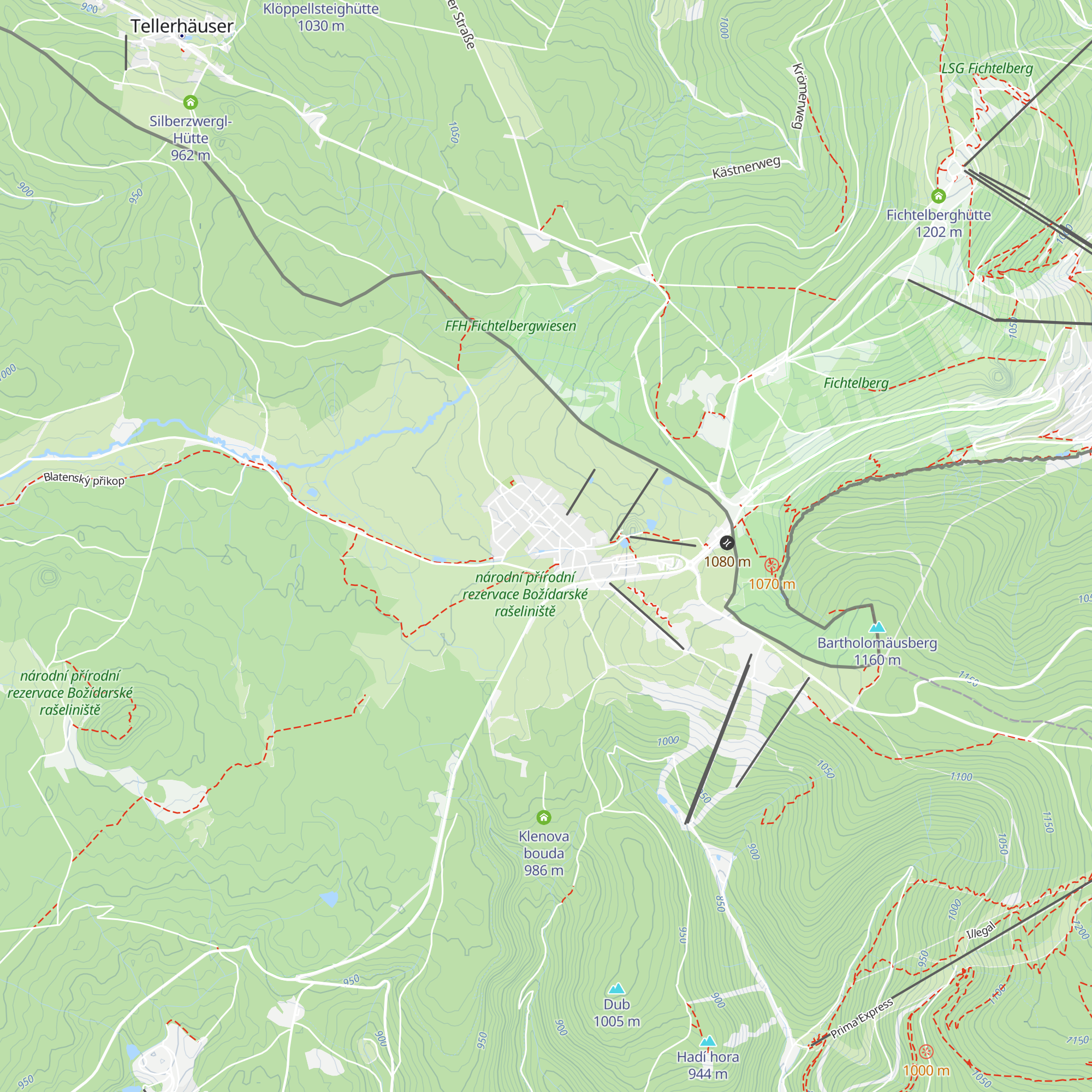 Chata Korba map