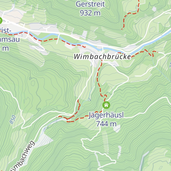Map of Wimbach's Wollstadl
