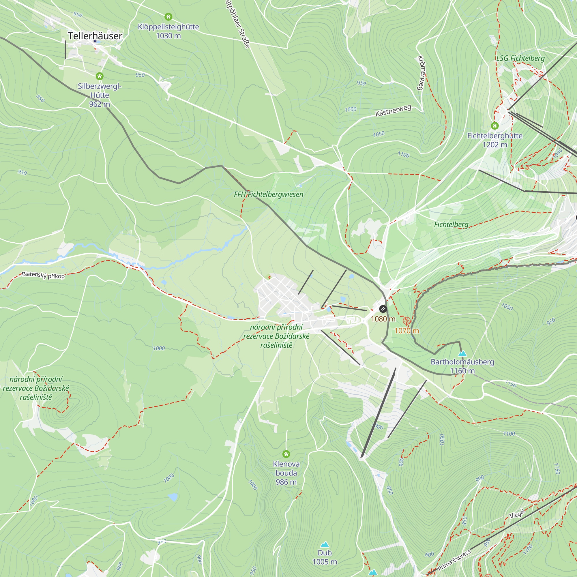 Chata Libela map