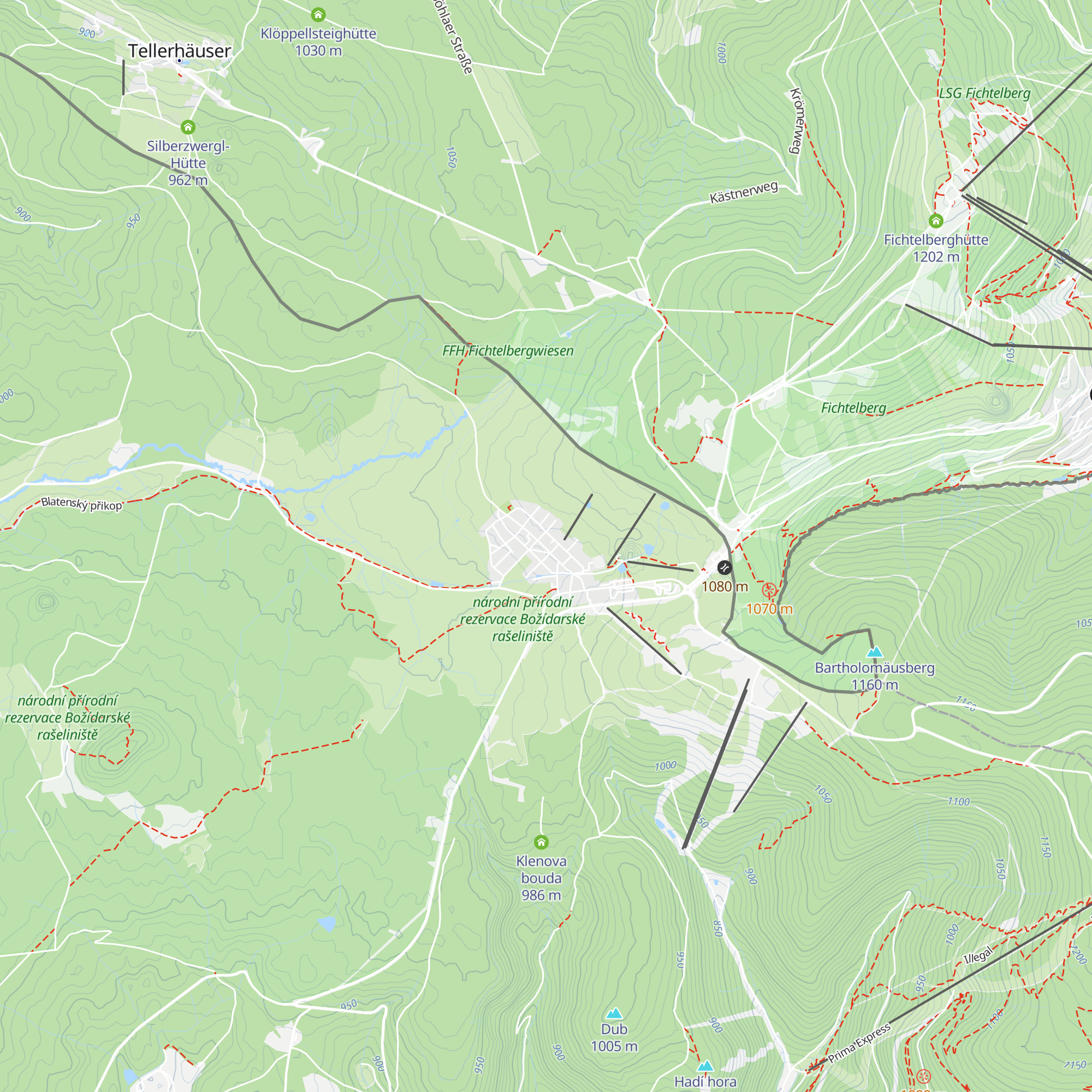 Chata Adélka map