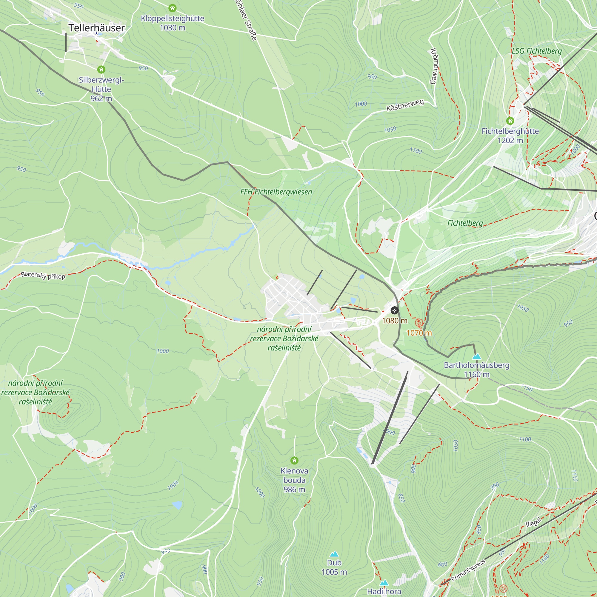 Chata Chevak map
