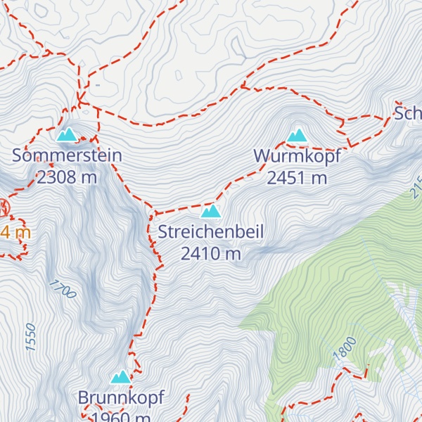 Map of Streichenbeil