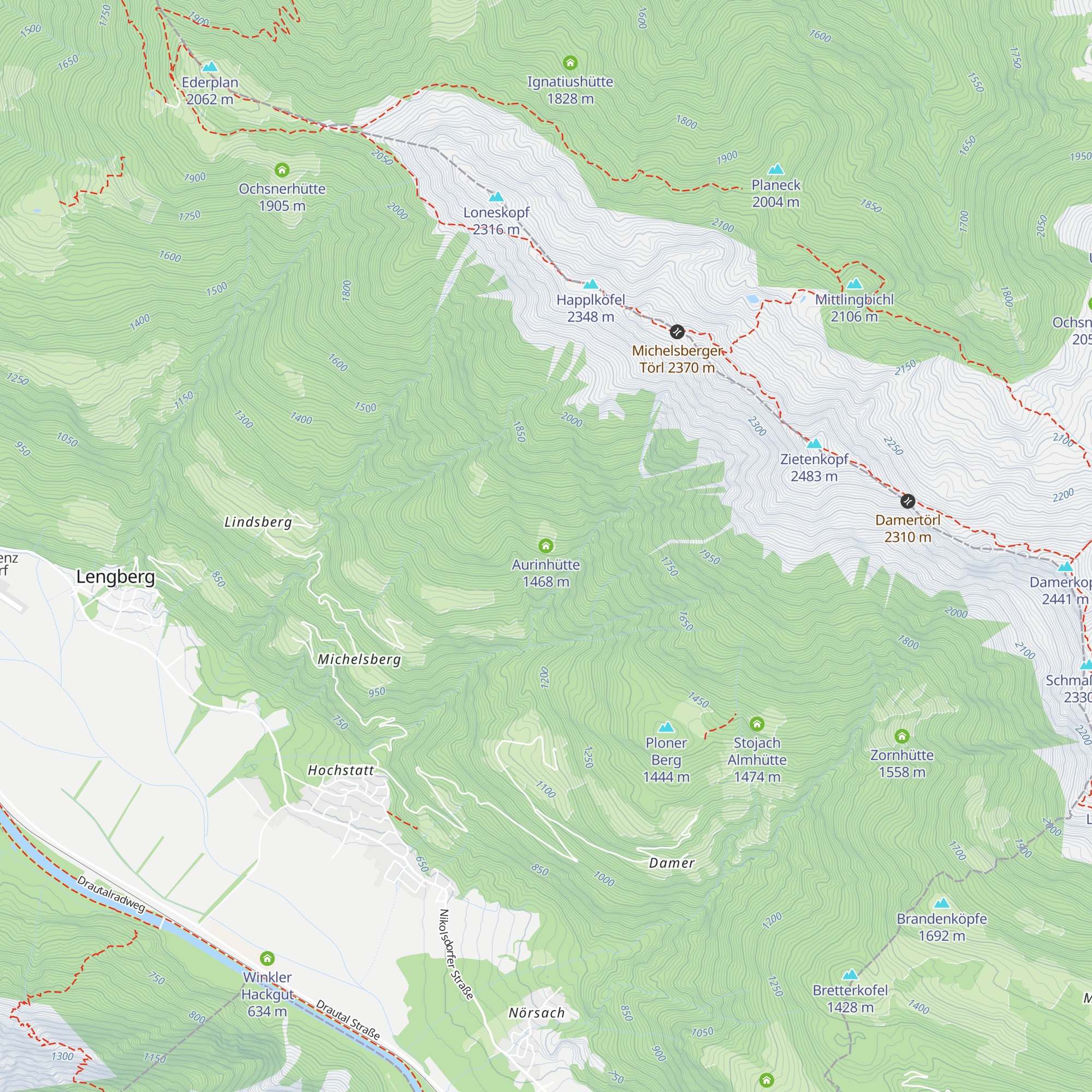 Aurinhütte map