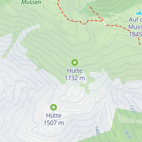 Map of Hütte