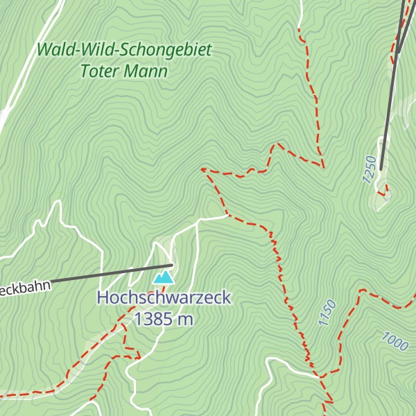 Map of Toter Mann