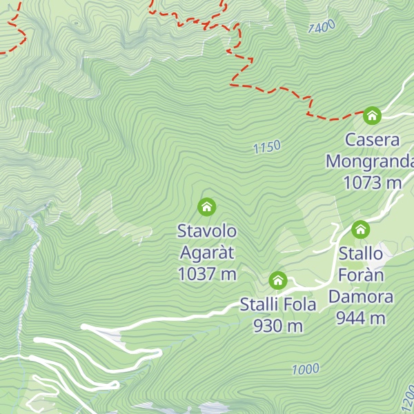 Map of Stavolo Agaràt