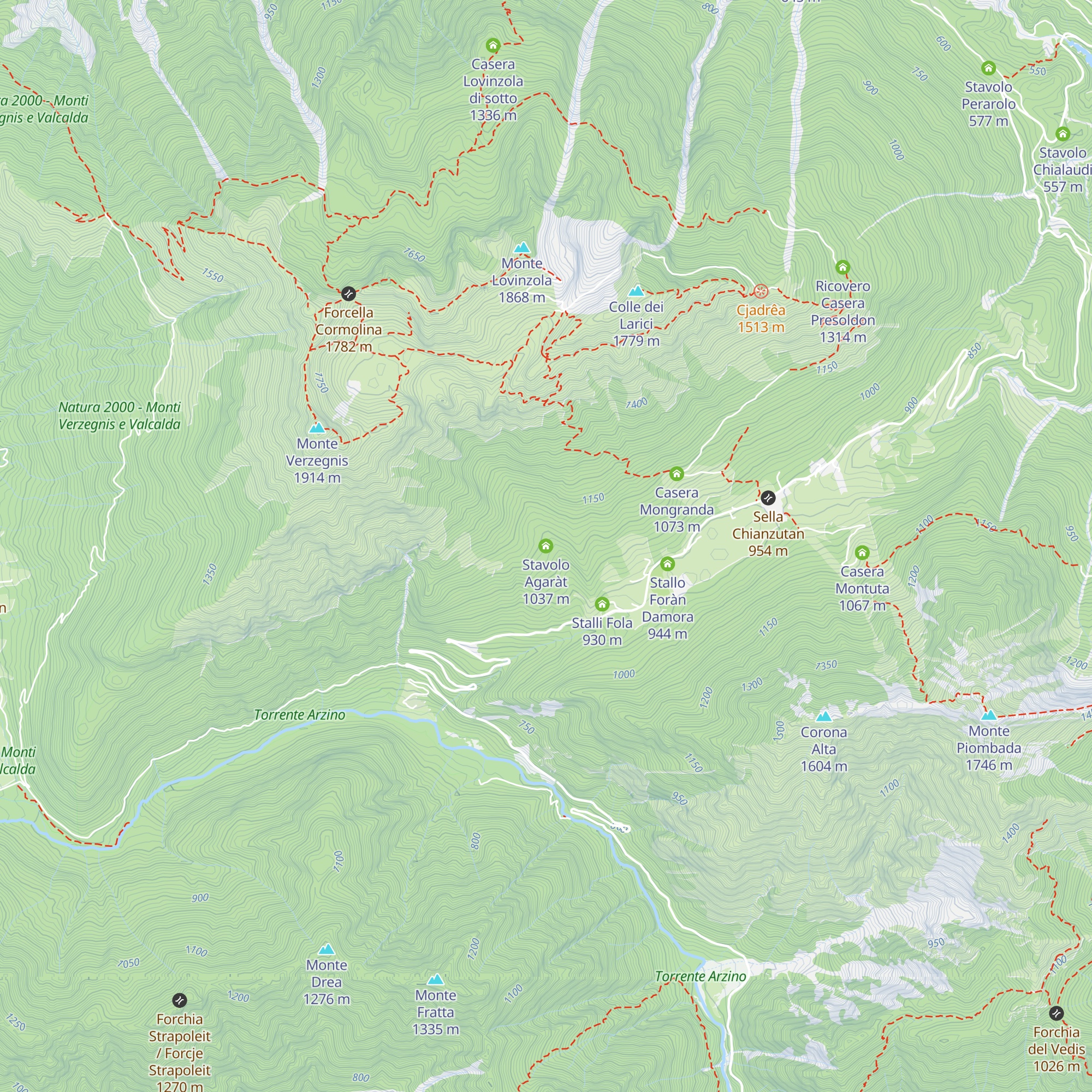 Stavolo Agaràt map