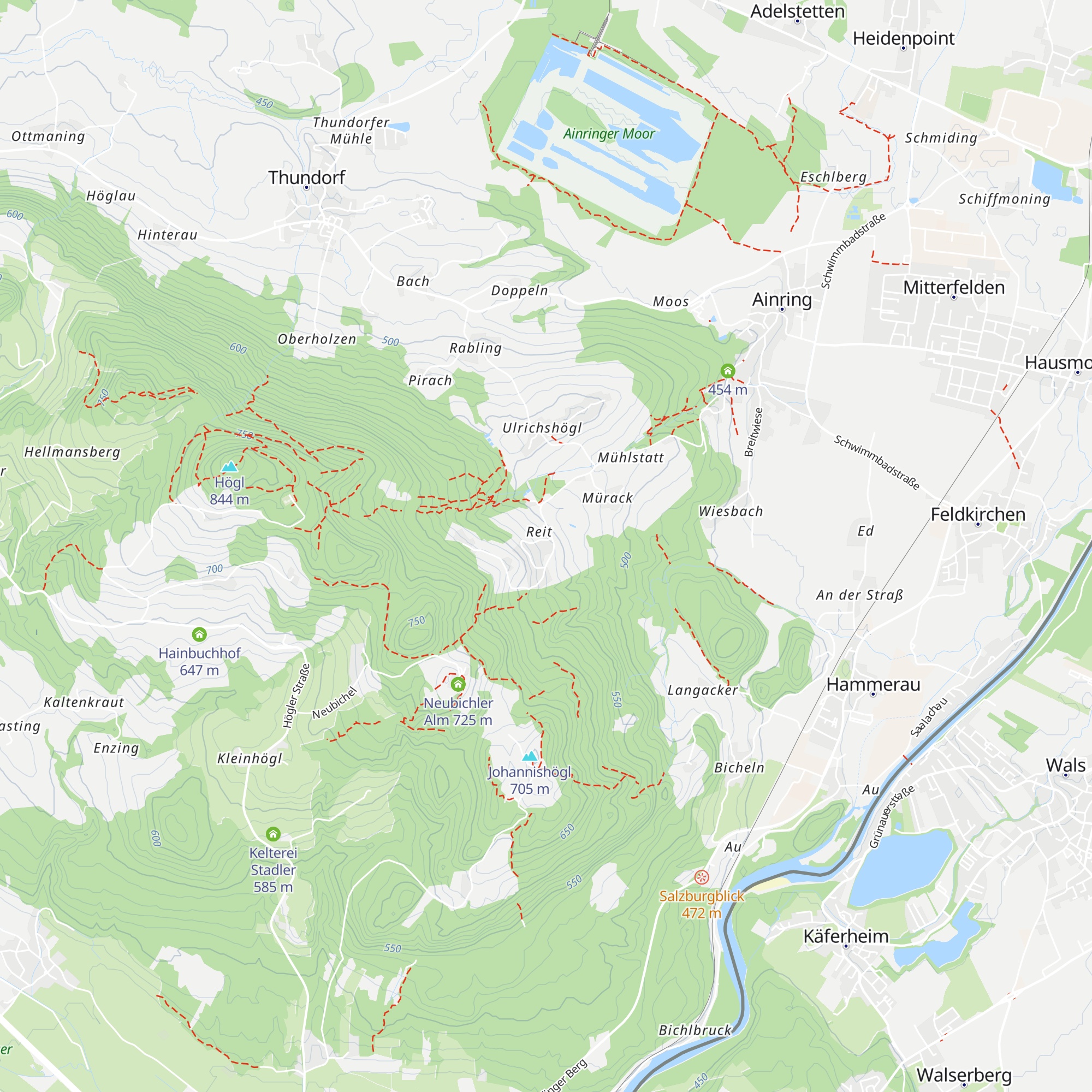 Reiter Alm map