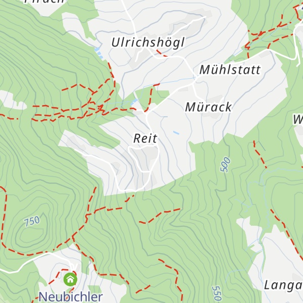 Map of Reiter Alm