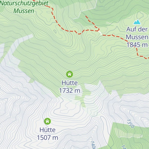 Map of Hütte