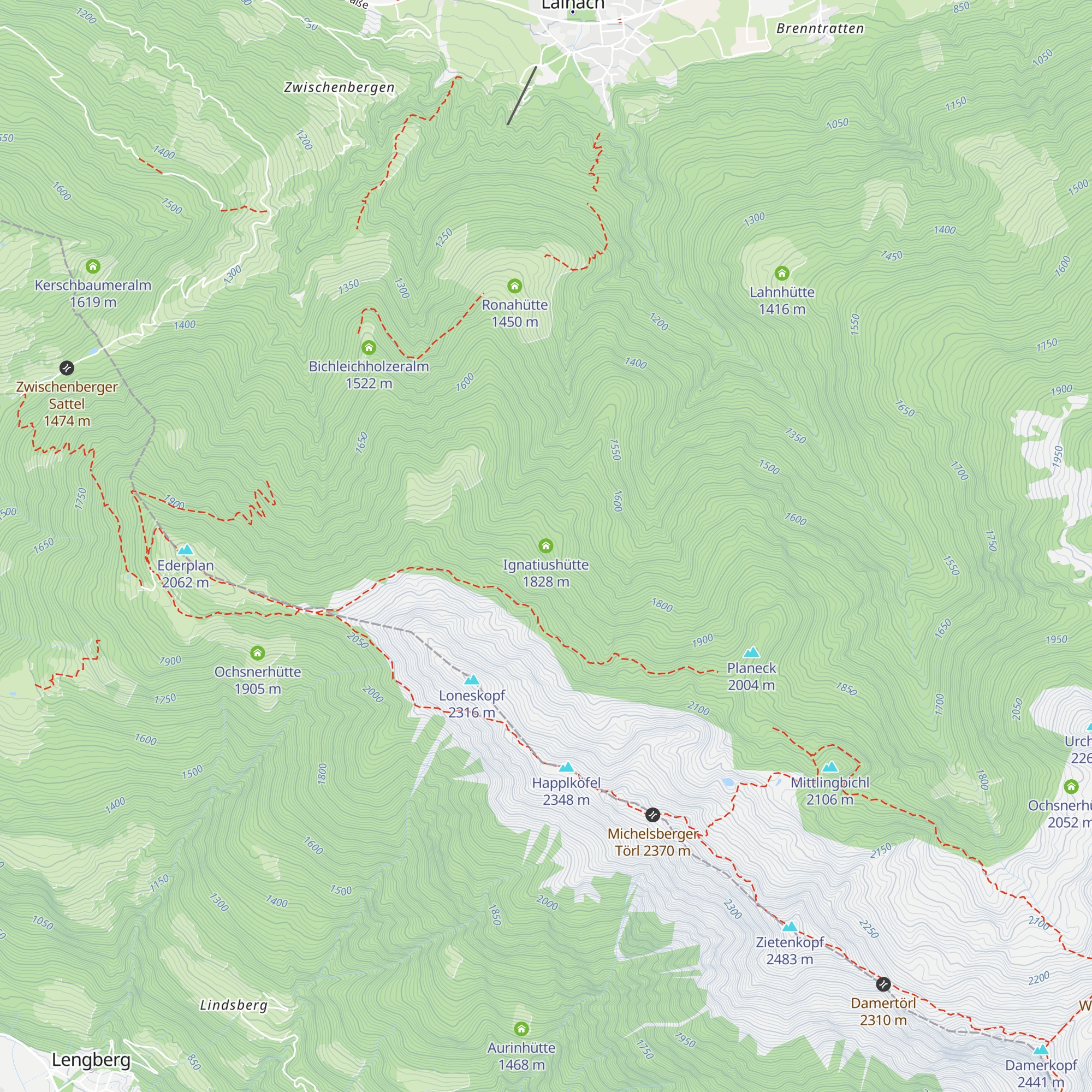 Ignatiushütte map
