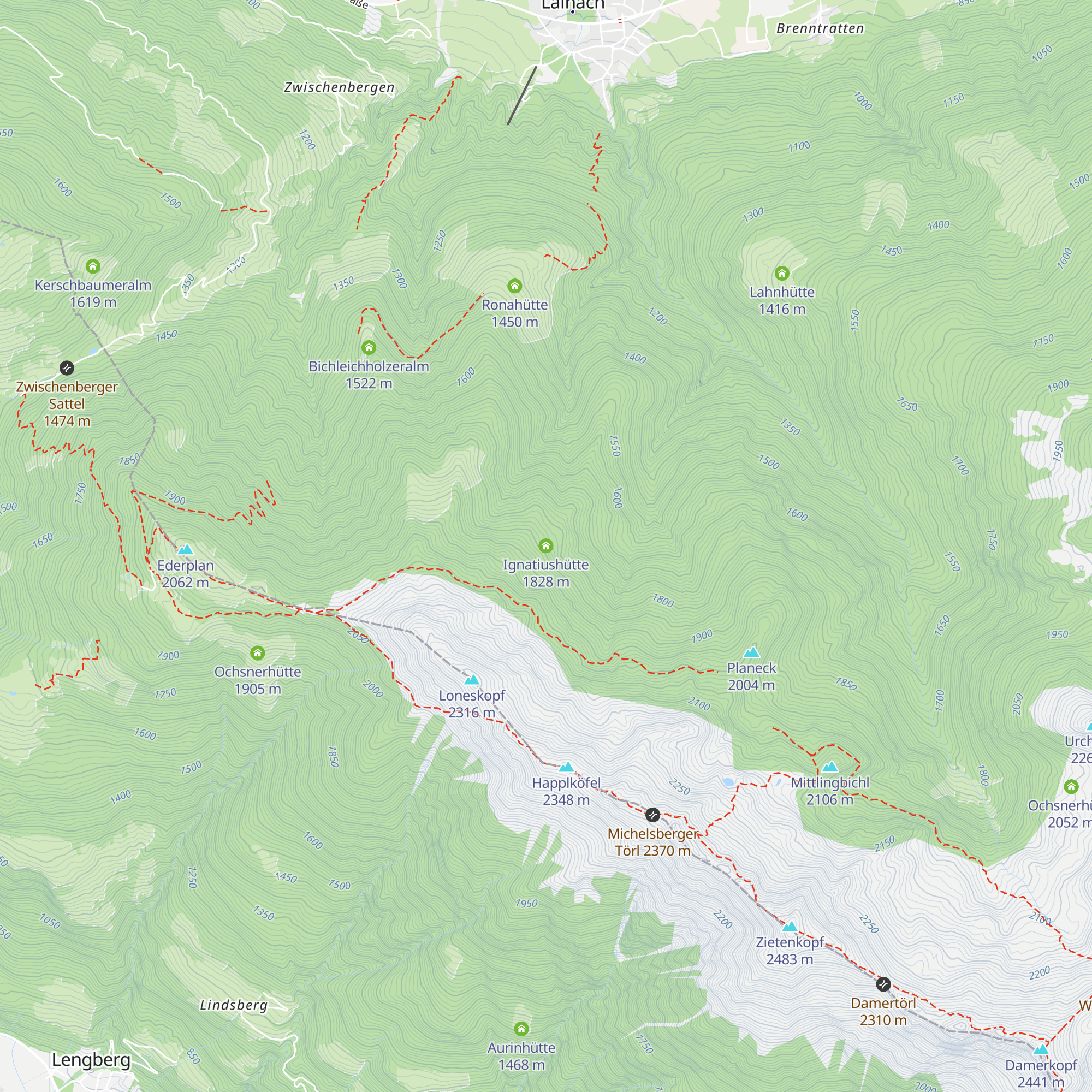 Ignatiushütte map