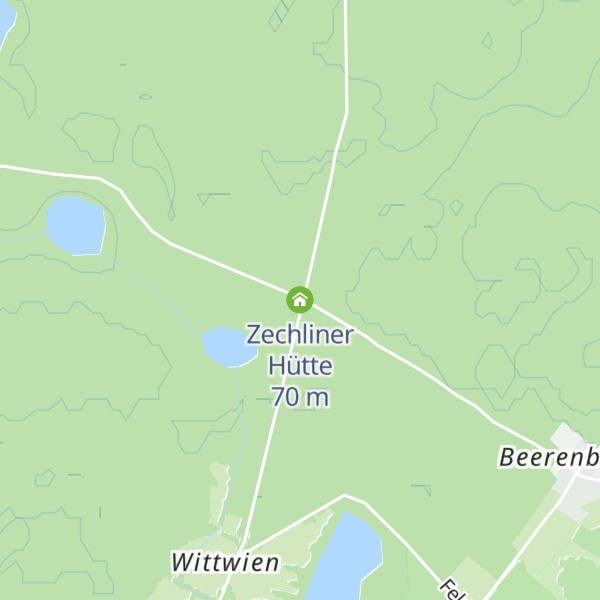 Map of Zechliner Hütte