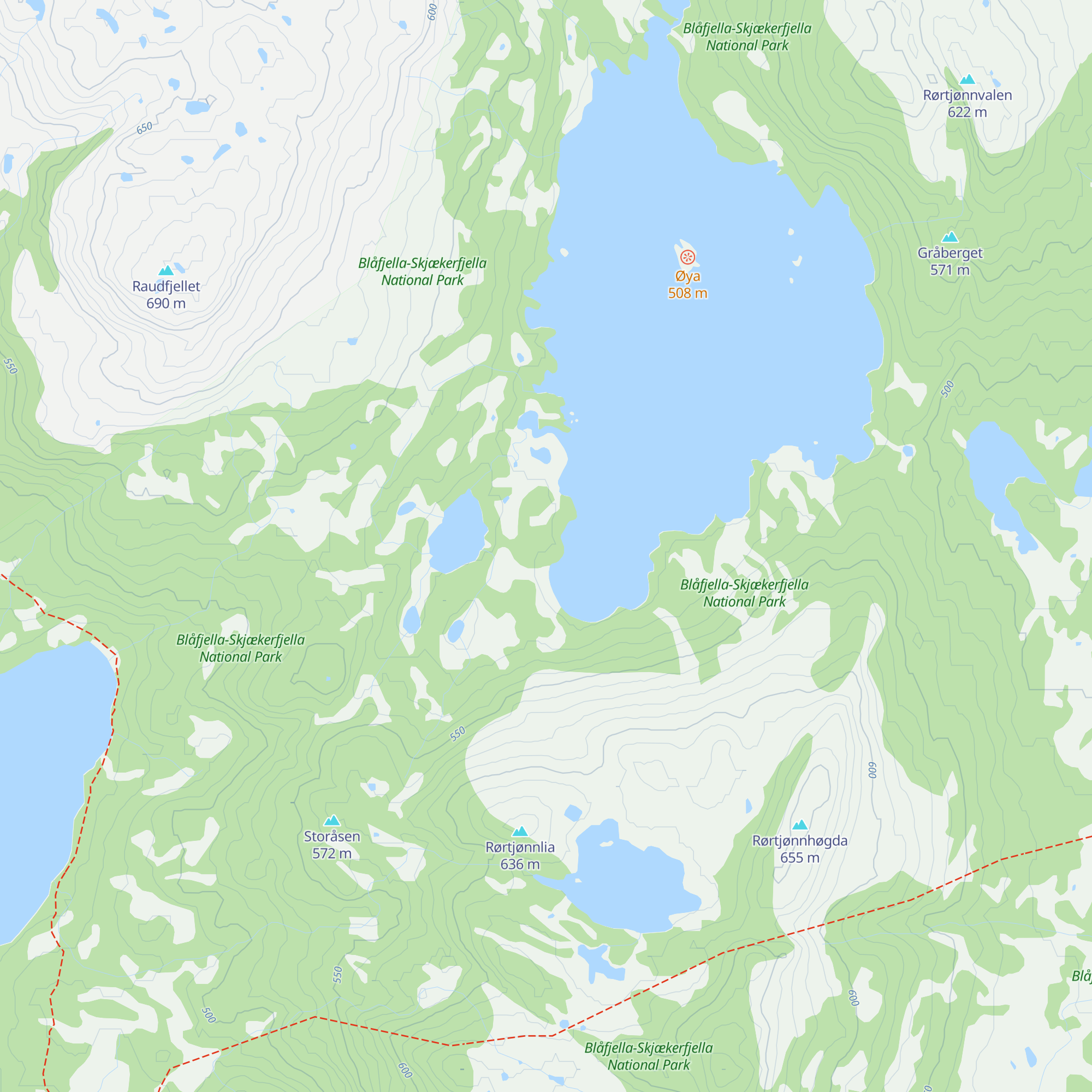 Rørtjønnstua map