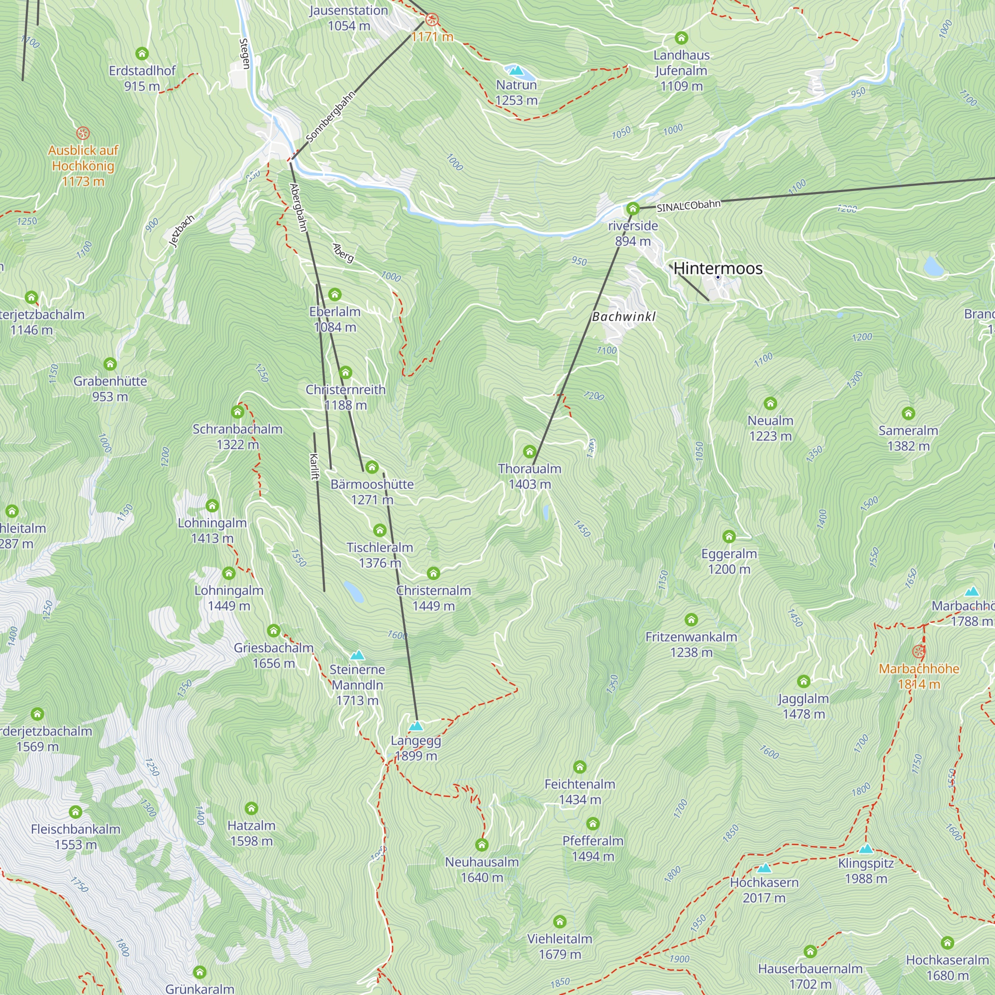 Kröllalm map