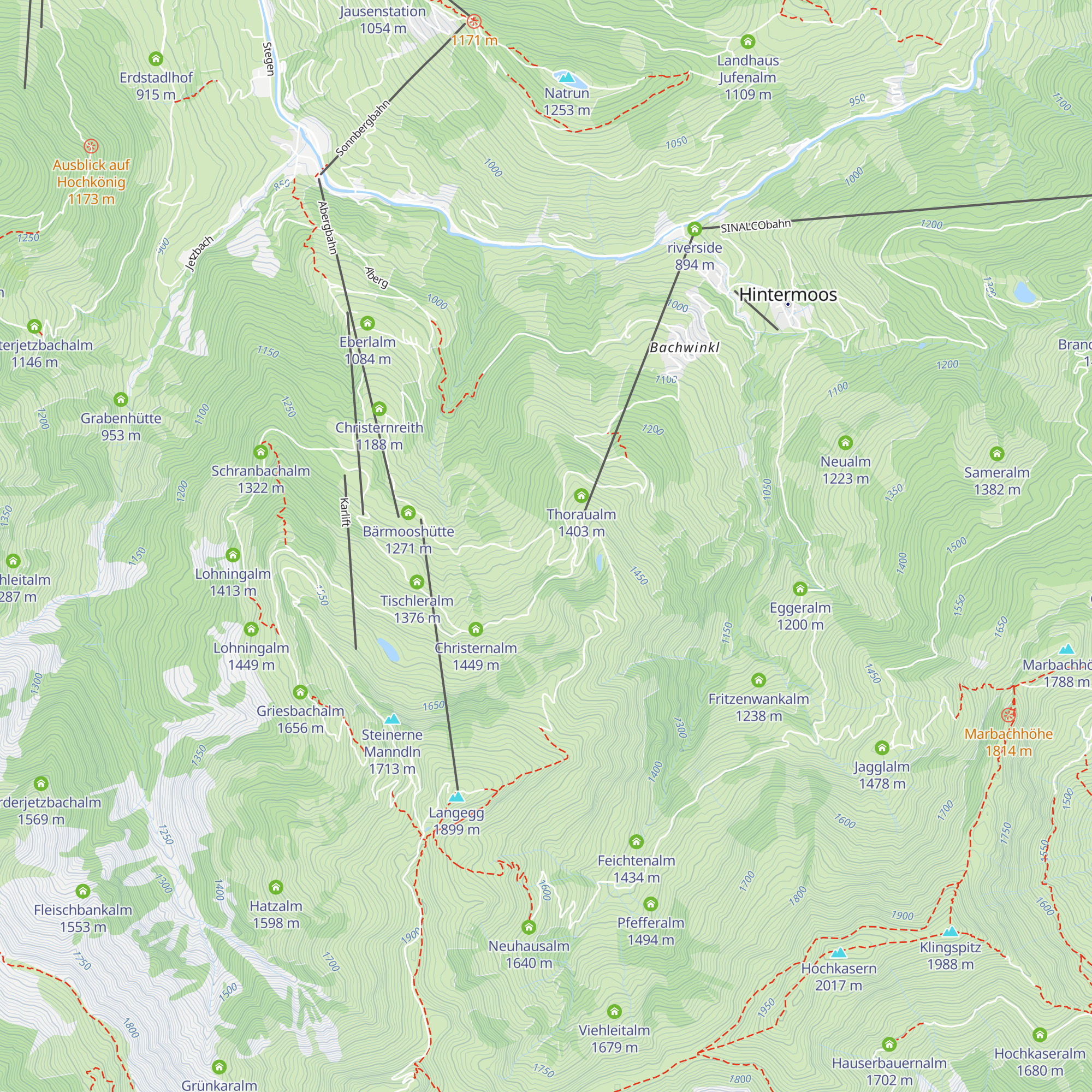 Kröllalm map