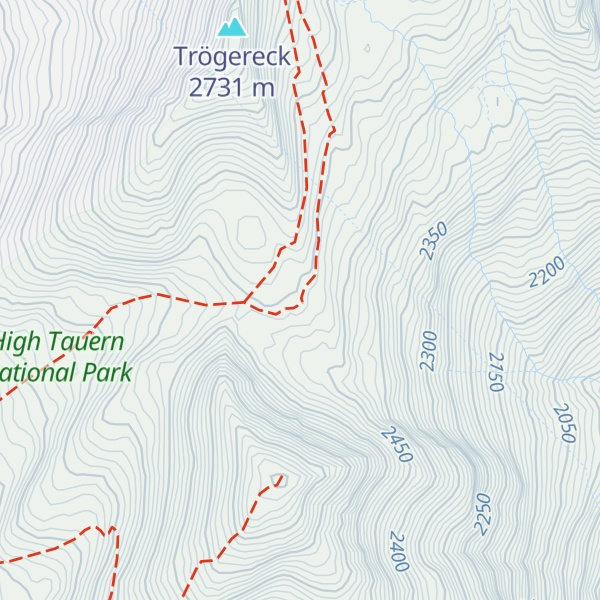 Map of Trögeralmhütte