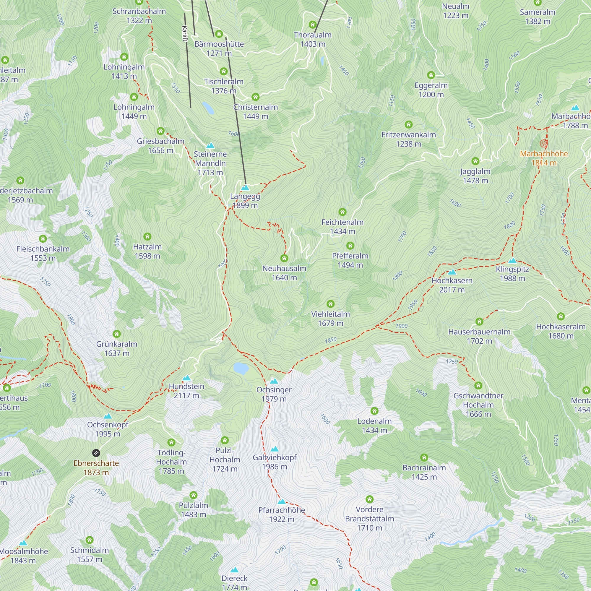 Mooshamalm map