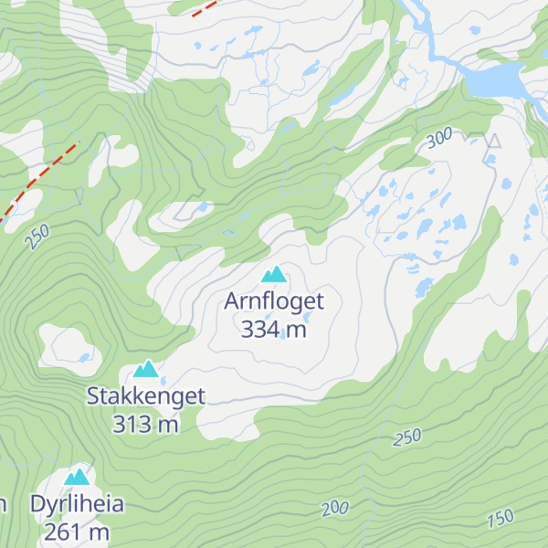 Map of Arnfloget