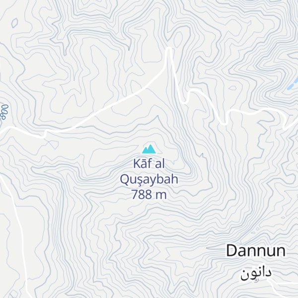 Map of Kāf al Quşaybah