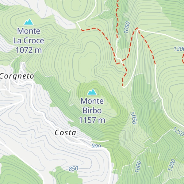 Map of Monte Birbo