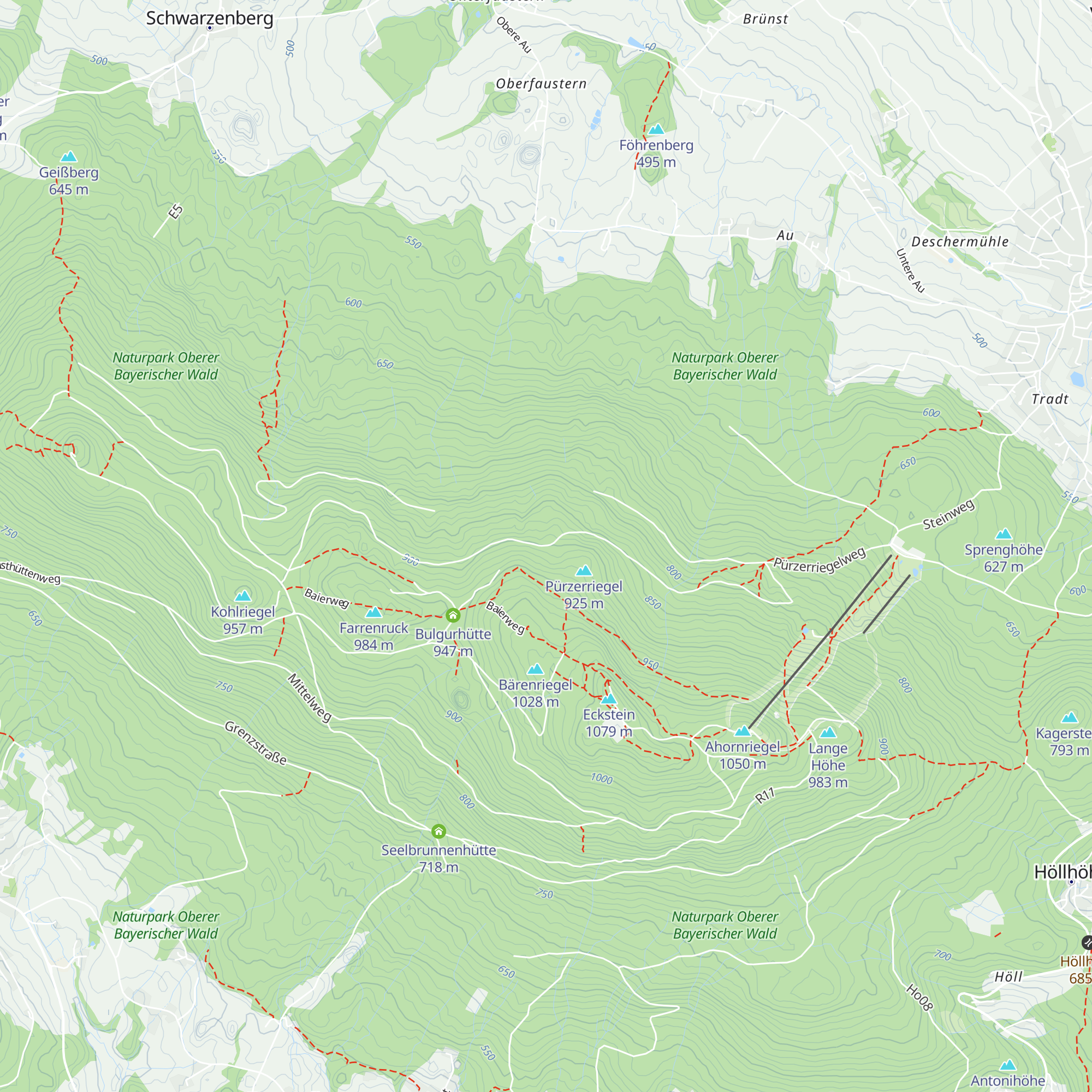 Schutzhütte Wendestelle map
