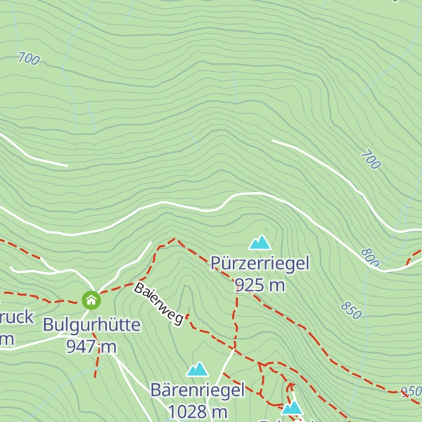 Map of Schutzhütte Wendestelle
