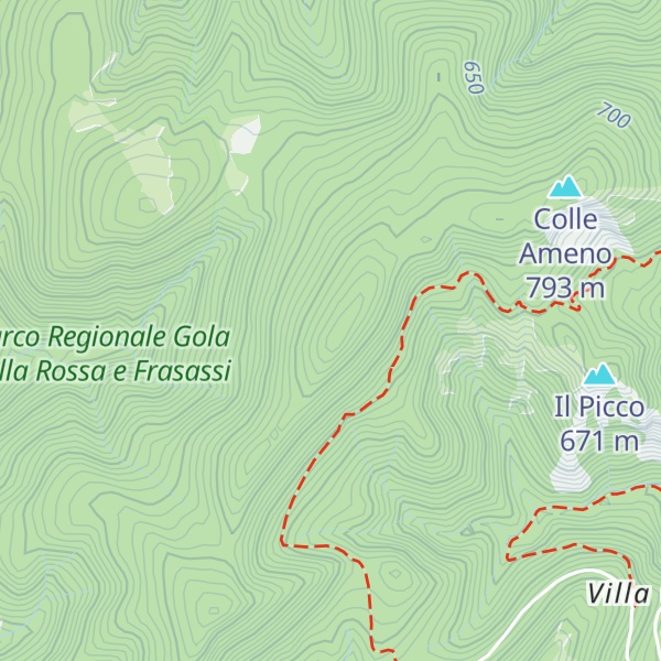 Map of Monte Termine
