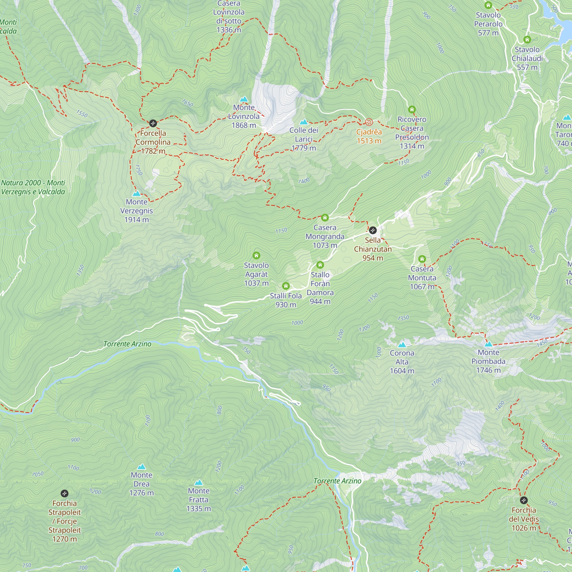 Stalli Fola map