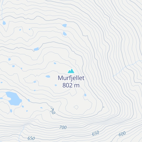 Map of Murfjellet