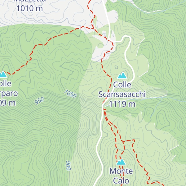 Map of Colle Casaletti