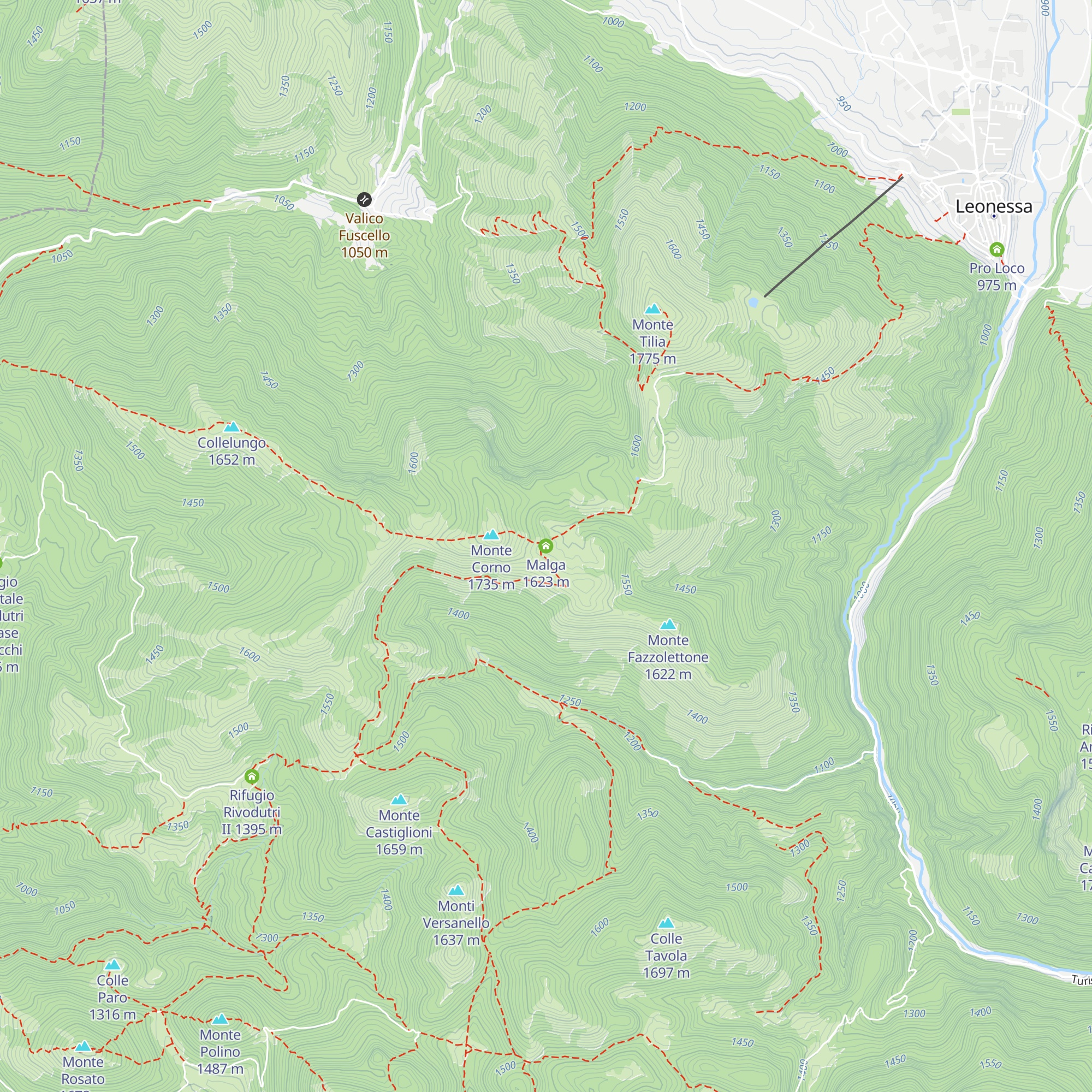 Malga map