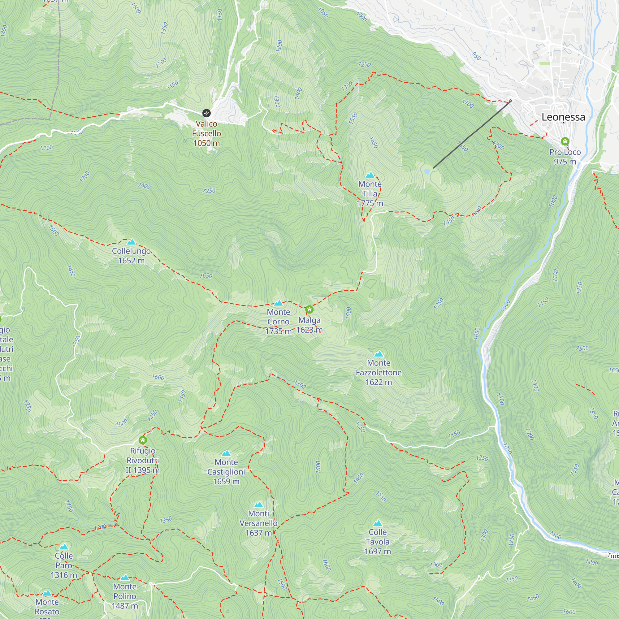 Malga map