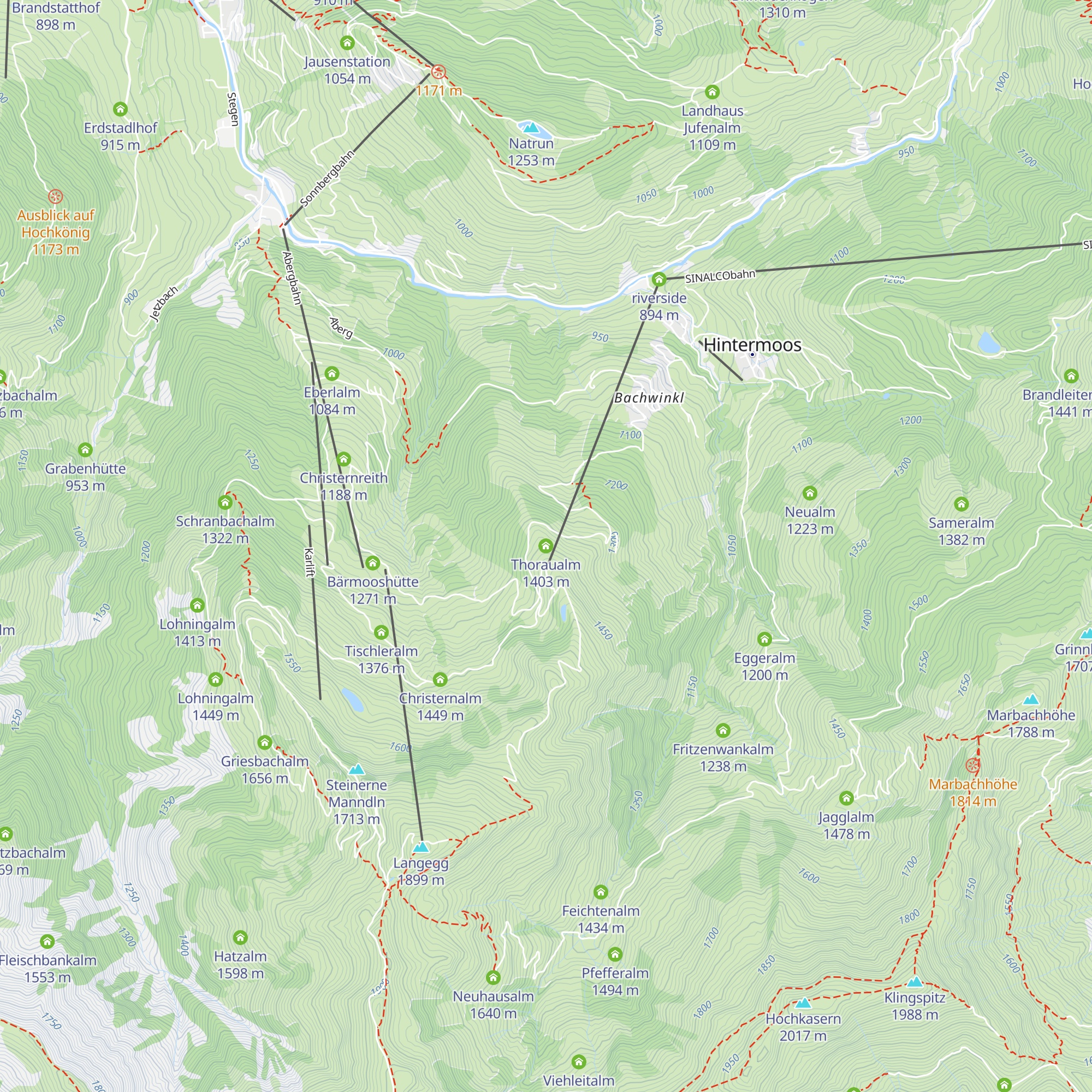 Thoraualm map
